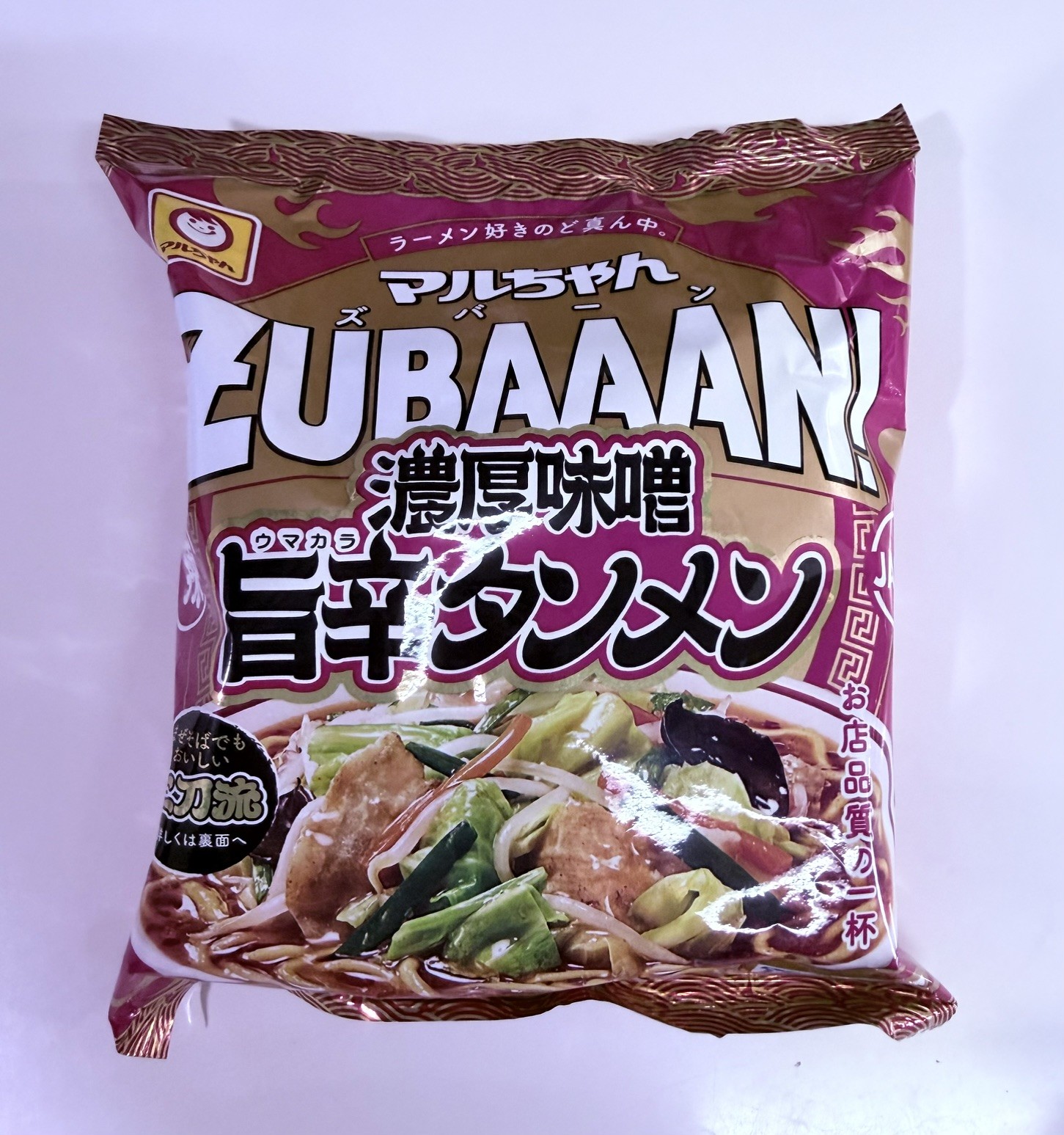 マルちゃんZUBAAAN!濃厚味噌旨辛タンメン レビュー